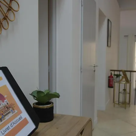 Lägenhet Grand Loft Familial Lumineux, 4 Chambres, Balcon, Centre Historique *